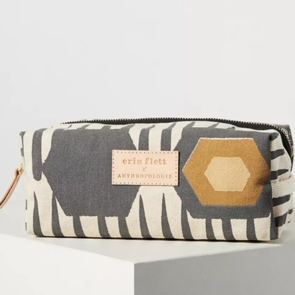 NWT Anthropologie Erin Flett Makeup Pouch